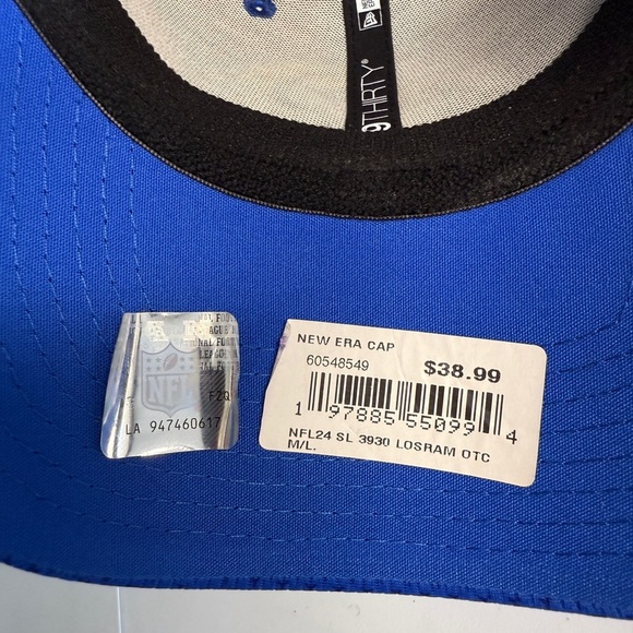 new era 39thirty m/l Los Angeles Rams Hat blue and yellow - Picture 6 of 7